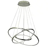 LED люстра з димером у хромі MD9079-3HR-600+400+200 dimmer, фото 5