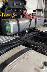 Установка гідравліки на тягач SCANIA