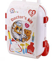 Ігровий набір лікаря дитячий «Маленький лікар» ТехноК у валізі іграшковий для дітей