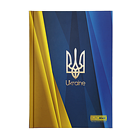 Блокнот Buromax Ukraine А5 96 л. в клетку твердая картонная обложка синий электрик (BM.24511101-45)