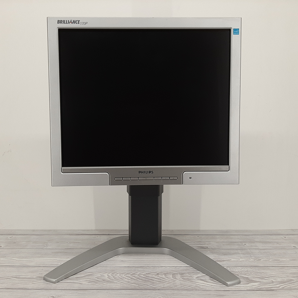 Монітор 17" 1280*1024 Philips 170P7ES VGA DVI USB*4 Pivot сріб.+чорн. бв з кабелями A-