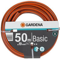 Садовий шланг для поливу гардена (Gardena Basic 19 мм (3/4) 50 м), тришаровий поливальний шланг для городу