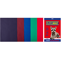 Набор цветной бумаги Buromax, А4, 80г/м2, DARK, 5 цветов, 50 листов (BM.2721450-99)