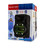 Портативна Bluetooth колонка якісна bluetooth колонка KOLAV LIGE-E802 Black, фото 8