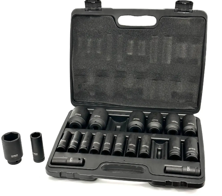 Набор головок к гайковерту FERRUM 1/2" 10-38 MM 20шт