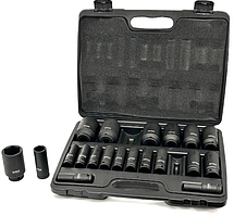 Набор головок к гайковерту FERRUM 1/2" 10-38 MM 20шт