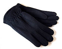 Сенсорні чоловічі рукавички Ronaerdo (11) трикотаж/хутро Чорні (ПЕРЧ297)