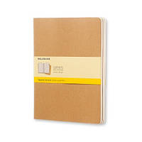 Блокнот CAHIER JOURNALS X-Large, карта, 120 стор., kraft brown (1QP422)