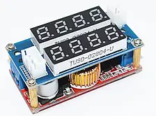 Стабілізатор/перетворювач знижувальний XL4015 CC/CV Вольтметр Амперметр 6-38В — 1,25-36В 5А