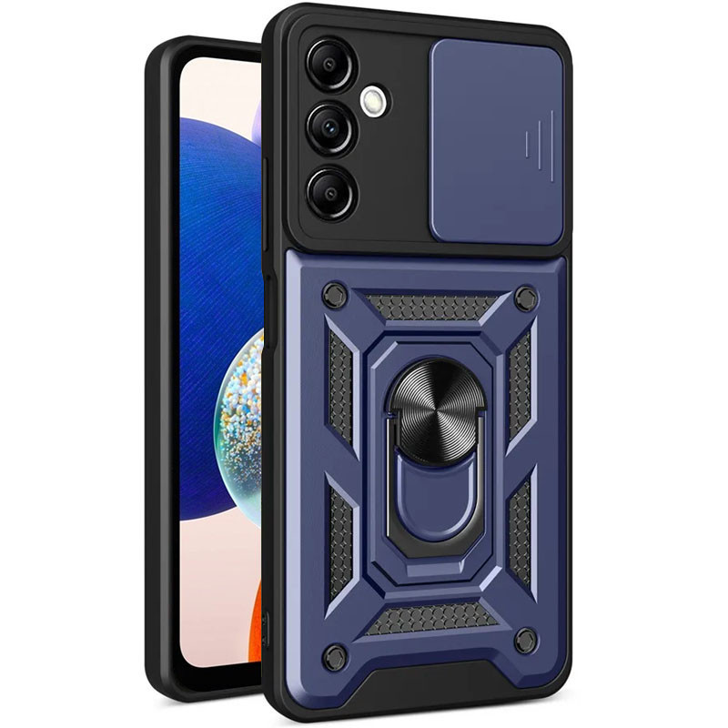 Протиударний чохол Camshield Serge Ring для Samsung Galaxy A26 5G | Броньований з кільцем-підставкою Синій