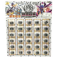 Набір овальних магнітних трещалок (30 пар)