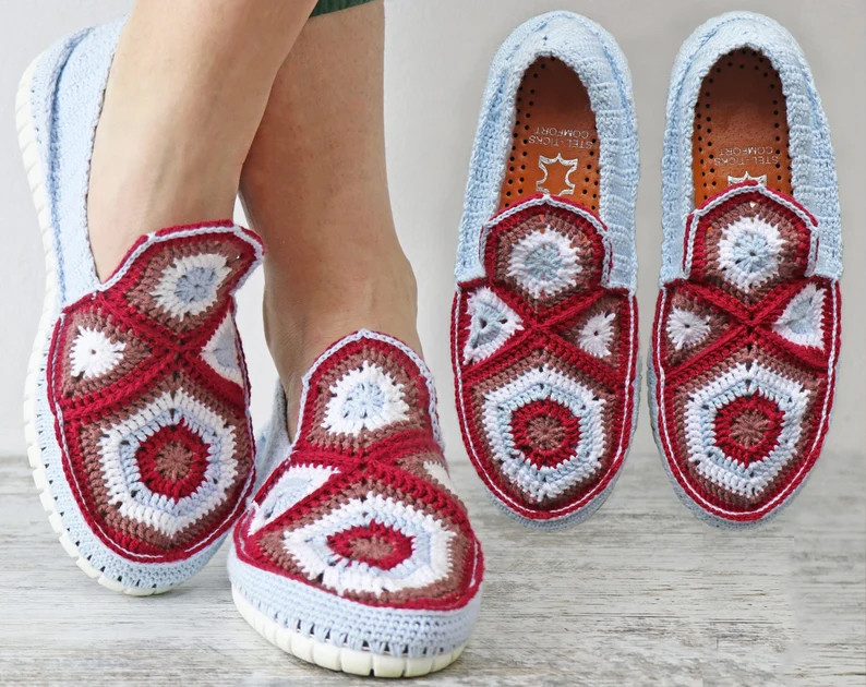 МОКАСИНИ З МОТИВІВ, Майстер-клас із в'язання (рівень середній), фото 1