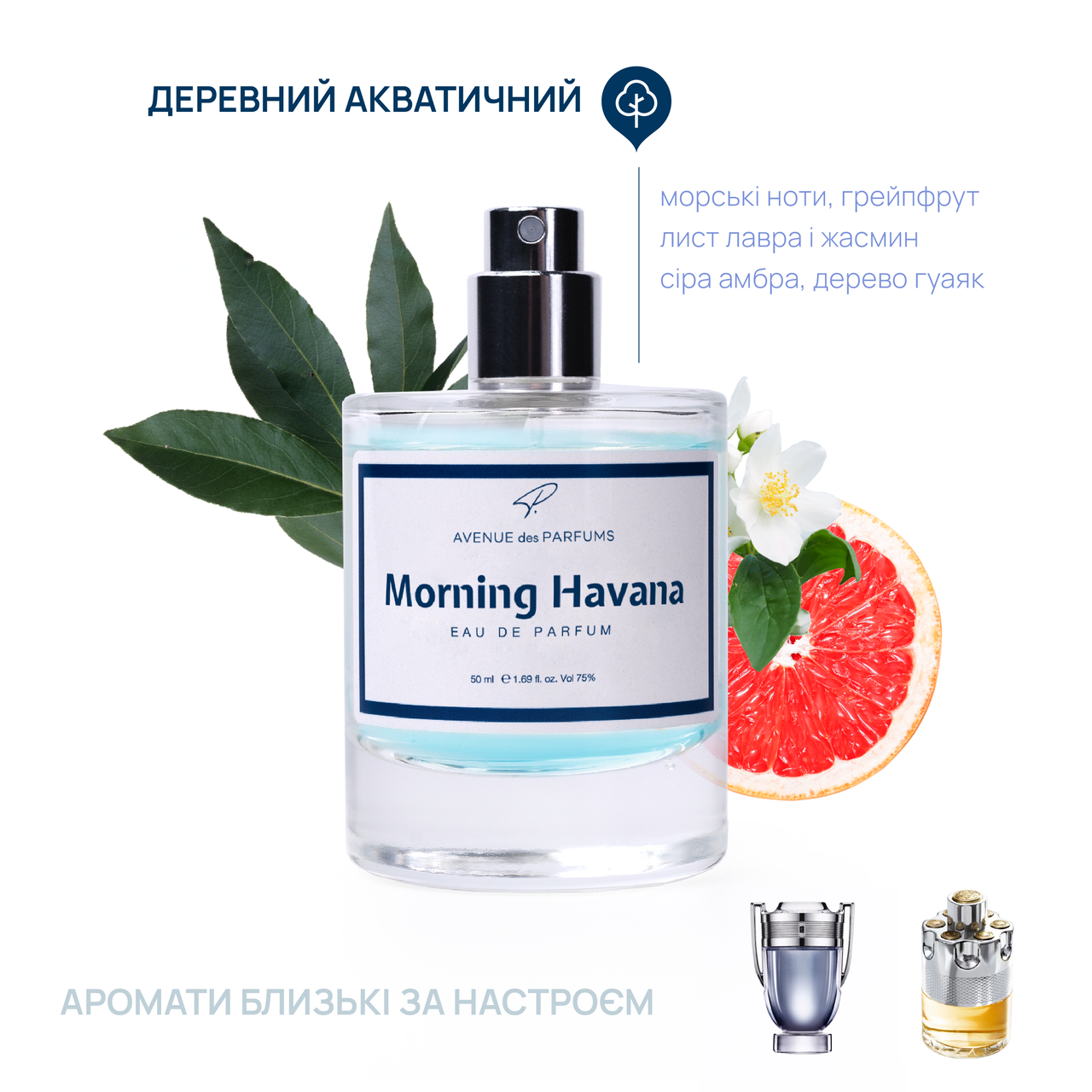 Духи Morning Havana (Invictus,инвиктус) мужской парфюм AVENUE des PARFUMS, фото 1