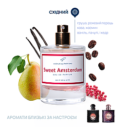 Духи женские Sweet Amsterdam (Black Opium) AVENUE des PARFUMS парфюм пряні, східні