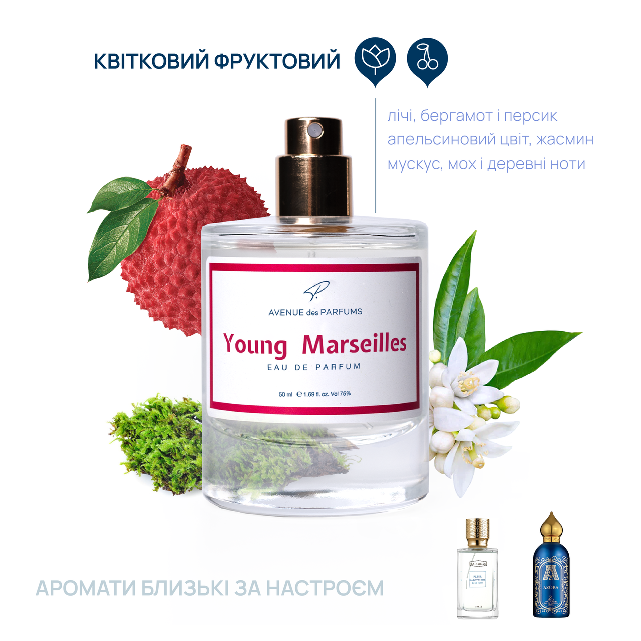 Духи Young Marseilles (Fleur Narcotique,флер наркотик) AVENUE des PARFUMS, фото 1