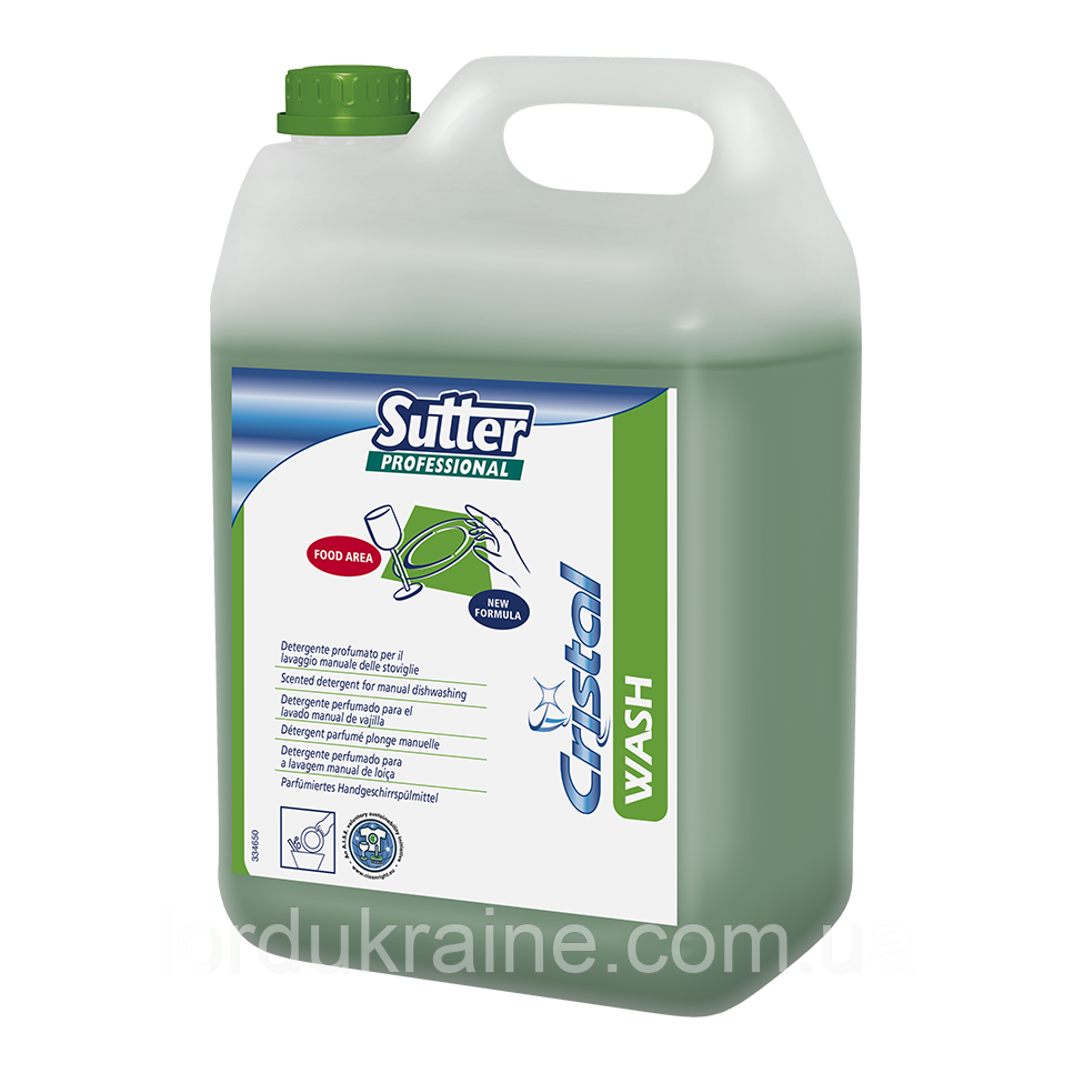 Мийний засіб для ручного миття посуду Sutter Professional WASH, 5 л