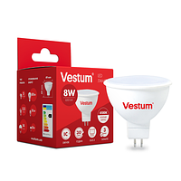 Светодиодная лампа Vestum MR16 8W 4100K 220V GU5.3 (1-VS-1509)