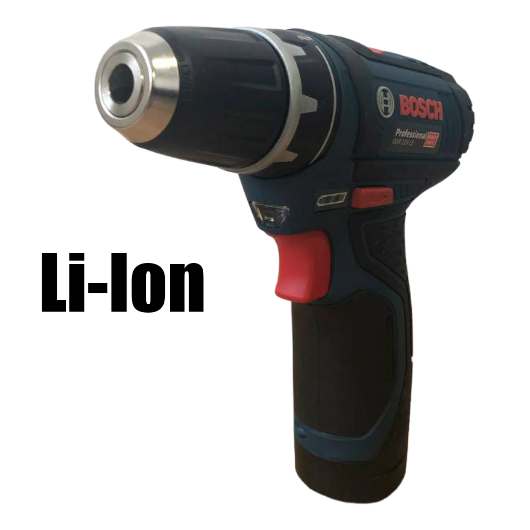 Шурупокрут Bosch PROFESSIONAL GSR 12V-15, Li-Ion, 1300 об/хв, 50 хв акумуляторний, фото 1