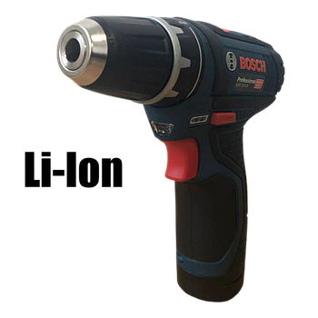 Шурупокрут Bosch PROFESSIONAL GSR 12V-15, Li-Ion, 1300 об/хв, 50 хв акумуляторний