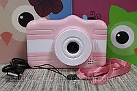 Цифровий дитячий фотоапарат Kids camera рожевий