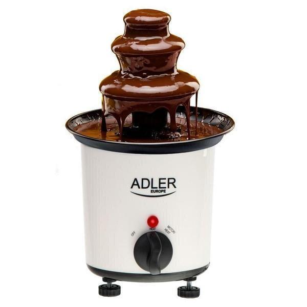 Шоколадний фонтан фондю на свято Adler AD 4487 (30 Вт, до 200 мл шоколаду, до 80°C, рухомі ніжки), фото 1