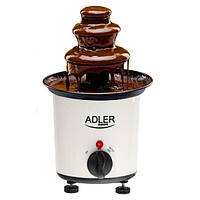 Шоколадний фонтан фондю на свято Adler AD 4487 (30 Вт, до 200 мл шоколаду, до 80°C, рухомі ніжки)