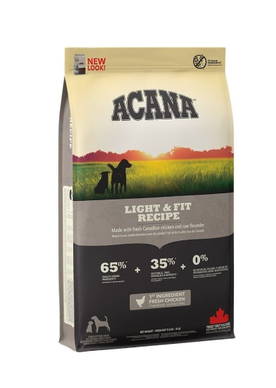 Acana Light & Fit Recipe 11,4 кг | Сухий корм для собак