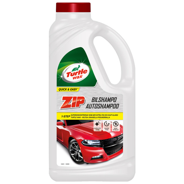 Автошампунь з воском ZIP WAX 500 мл/ 1 л Turtle Wax  53362