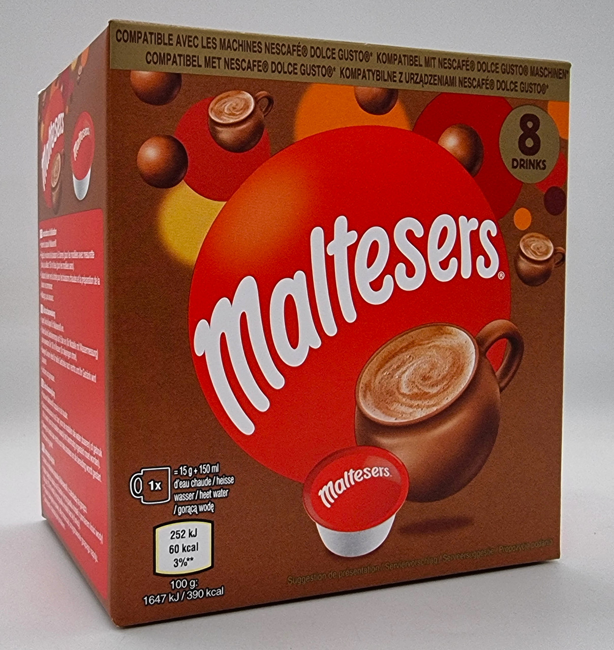 Гарячий шоколад у капсулах Dolce Gusto Maltеsers (8 порцій), фото 1