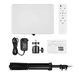 Світлодіодна прямокутна лампа 23х16см RGB F99 з пультом та штативом 2м студійне світло для фото та відеозйомок, фото 9