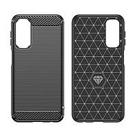 Протиударний TPU чохол Rugged Carbon для Samsung Galaxy M34 5G (sm-m346) | Mofan | чорний