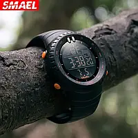Мужские спортивные цифровые наручные часы SMAEL, часы водонепронецаемые электронные с подсветкой