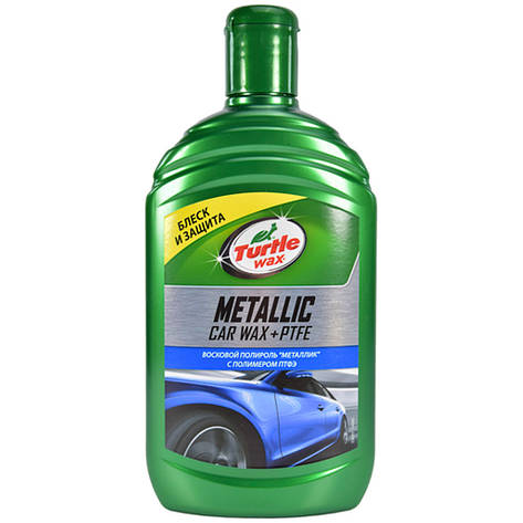 Поліроль з тефлоном Metallic Car Wax + PTFE Turtle Wax 500мл 53020, фото 2