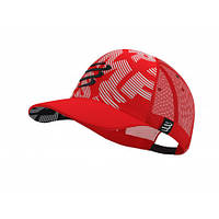 Сетчатая кепка с изогнутым козырьком Trucker Cap, Red/White