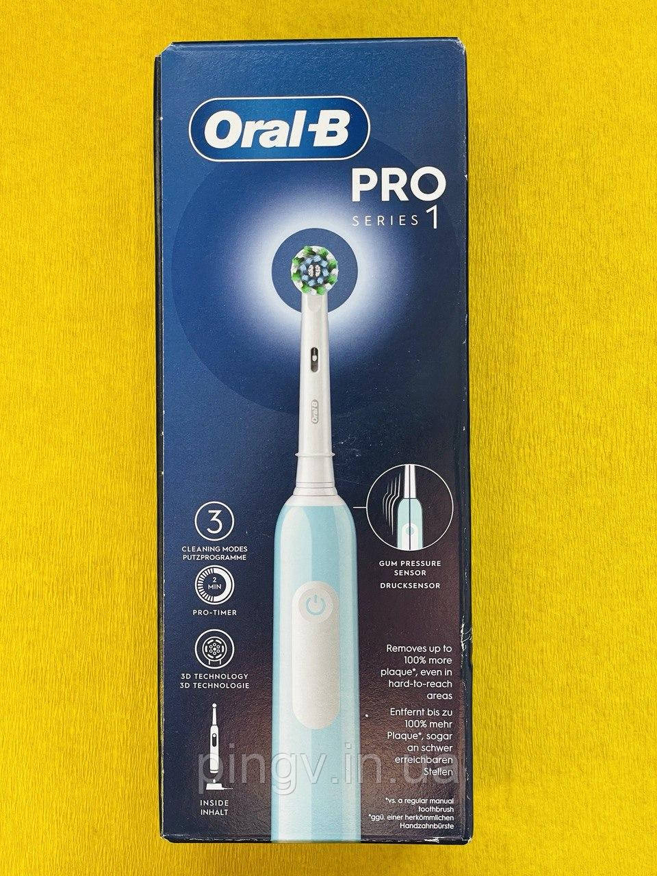 Електрична зубна щітка Oral-B Pro series 1 D305.513.3 Blue