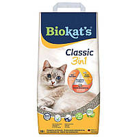 Наполнитель туалета для кошек Biokat's Classic 3in1 18 л (бентонитовый) o