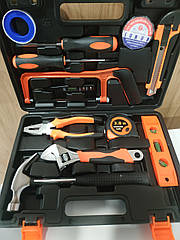 Набір інструментів  у пластиковому кейсі 13 предметів для дому, дачі, ремонту.