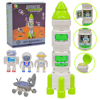 Космічний набір шатл (космічний апарат, космонавт, аксесуари) 522