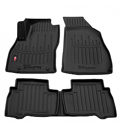 Килимки в салон 3D Fiat Fiorino/Qubo/ Peugeot Bipper/ Citroen Nemo (2008-) / з бортом
