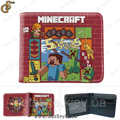Гаманець Майнкрафт Minecraft, фото 1