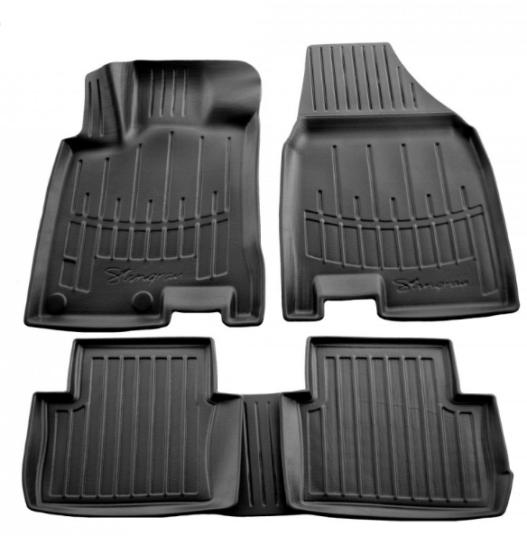 Килимки в салон 3D Nissan Qashqai+2 (2008-2014) з бортом