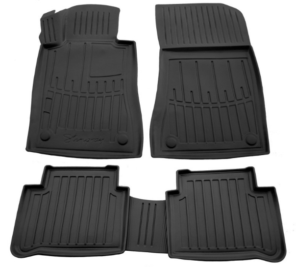 Килимки в салон 3D Mercedes-Benz W211 E (2WD) (2002-2009) з бортом, фото 1