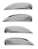Хром накладки на ручки Renault Logan MCV 2013-2021 Рено Логан МСВ (4шт нержавейка)
