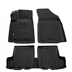 Килимки в салон 3D Renault Sandero I (2007-2012)/Sandero Stepway I (2008-2012) з бортом