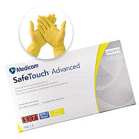 ПЕРЧАТКИ НИТРИЛОВЫЕ НЕОПУДРЕННЫЕ SAFETOUCH® ADVANCED YELLOW ЖЕЛТЫЕ 3,8Г