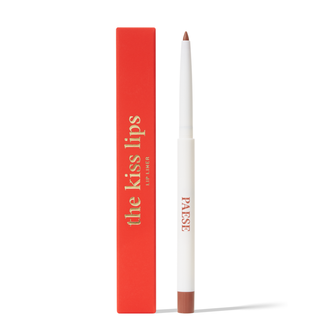 Автоматичний Олівець Лайнер для губ стійкий і матовий Lip Liner The Kiss Lips Paese 0,3g (01) nude beige