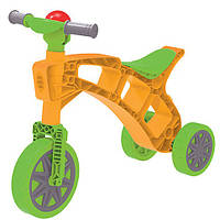 Беговел Ролоцикл Технок желто-зеленый Техн.3220