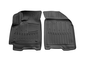 Коврики в салон 3D Chevrolet Aveo (T200) (2002-2008)/Aveo (T250) (2005-2011) з бортом 2шт