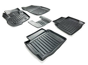 Килимки в салон 3D Ford Mondeo/Fusion 15- (4 шт) з бортом ТЕП