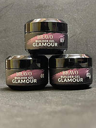 Гель для нарощування нігтів BRAVO Bouilder Gel Glamour